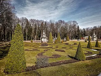 Партерный сад на площади у Каскада Драконов — фото 2