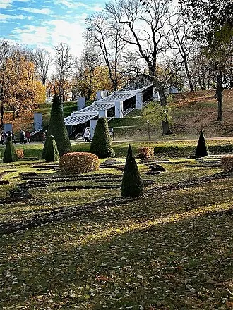 Партерный сад на площади у Каскада Драконов — фото 4