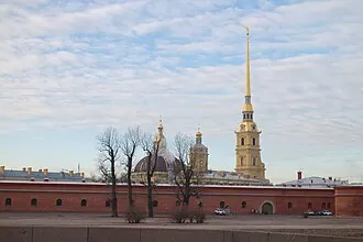 Кронверкская куртина Петропавловской крепости