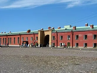 Никольская куртина Петропавловской крепости