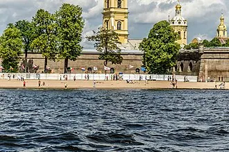 Екатерининская куртина Петропавловской крепости