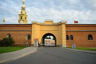 Никольские ворота Петропавловской крепости