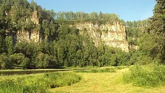 Пойма реки Ай у села Кульметово