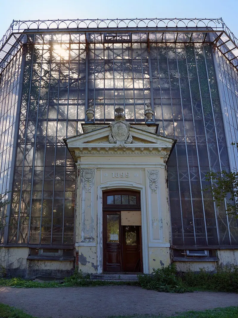 Большая Пальмовая оранжерея Ботанического сада Петра Великого