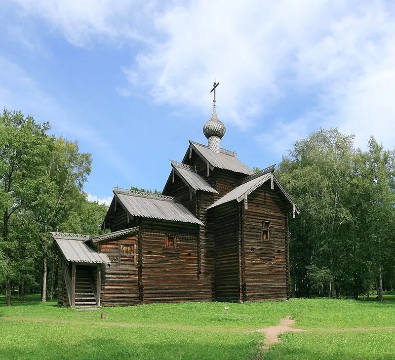 Церковь святого Николая из деревни Мякишево