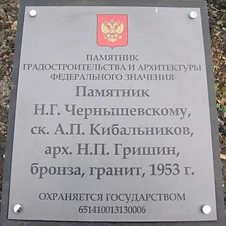 Памятник Чернышевскому (Саратов, площадь Чернышевского) — фото 2