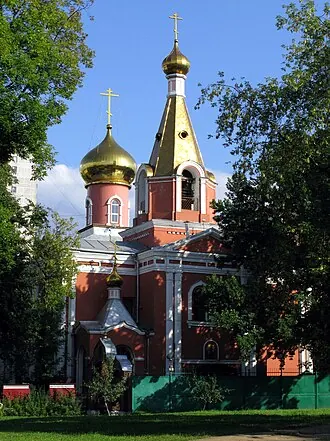 Храм Воскресения Христова на бывшем Семёновском кладбище