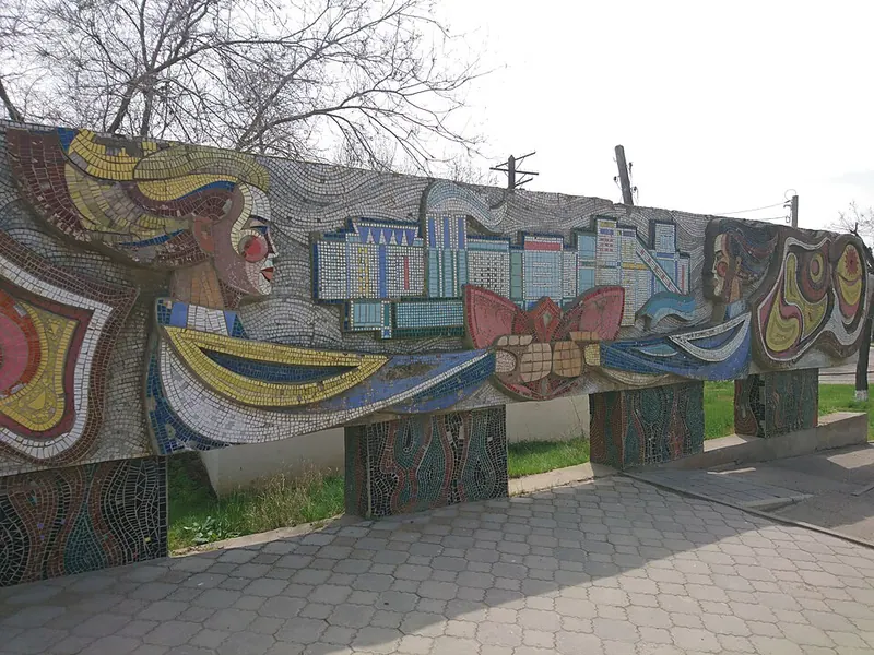 Цвети, Калмыкия! (панно)