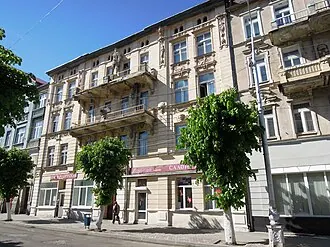 Дом со скульптурой рыцаря (Советск)
