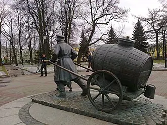 Памятник петербургскому водовозу