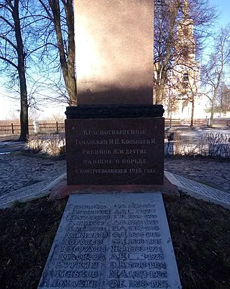 Стела героям Гражданской войны (Рязань) — фото 3