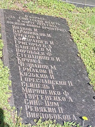 Группа могил борцов за Советскую власть (Донецк) — фото 2