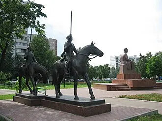 Памятник Шолохову (Москва, Волжский бульвар) — фото 2