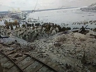 Прорыв блокады Ленинграда (диорама) — фото 4