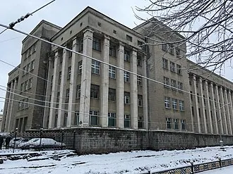 Здание Орджоникидзевского военного училища пограничных и внутренних войск НКВД