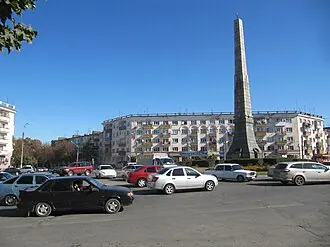 Обелиск в честь китайских воинов-добровольцев