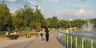 Парк в пойме реки Битцы — фото 2