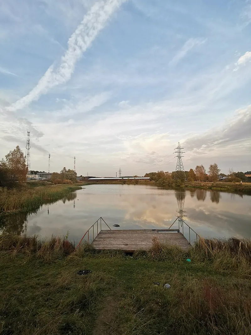 Парк в деревне Полтево
