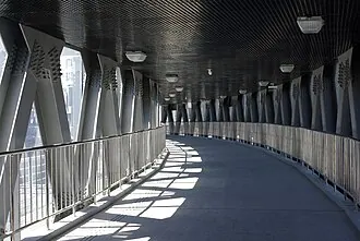 Пешеходный мост через Яузу в составе ТПУ «Электрозаводская» — фото 2