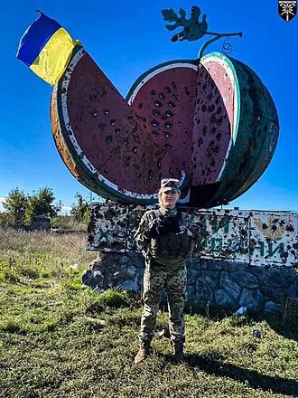 Памятник херсонскому арбузу