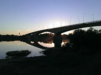 Автодорожный мост через Волхов (Кириши)